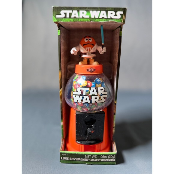 M&M'S Other - Star Wars Luke Skywalker M&M's Candy Dispenser Orange Character Jedi 2013 New